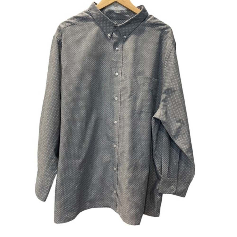 KS SIGNATURE BIG MENS LONG SLEEVE SHIRT‎ BUTTON DOWN SIZE BIG 18 33/4
